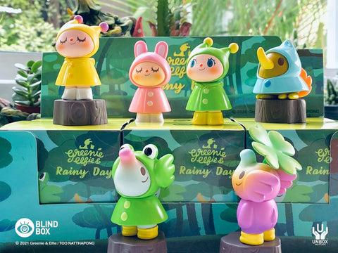 Greenie & Elfie Rainy Day