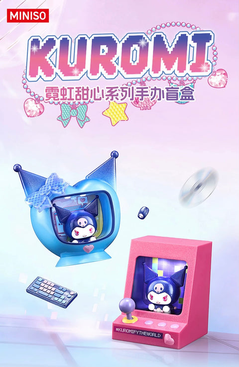 Miniso x Kuromi Neon Sweetheart Blind Box Series