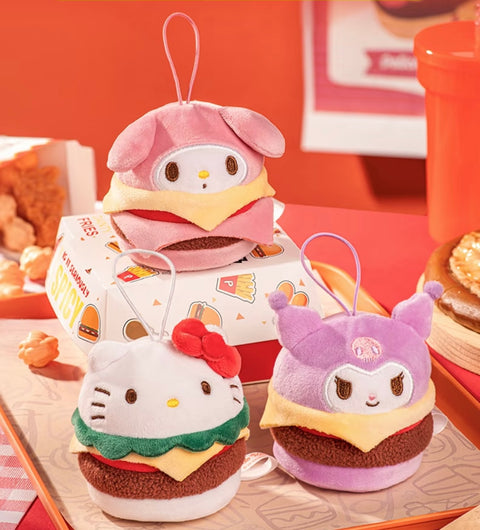 Moetch Sanrio Burger Plush Hanger Blind Bag series