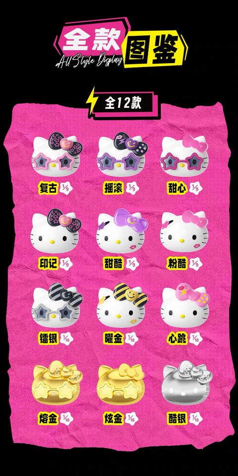 Moetch x Hello Kitty Hip Streetwear Miniature Series
