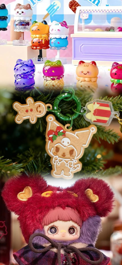 HollyBox x Sanrio Gingerbread Charm Series