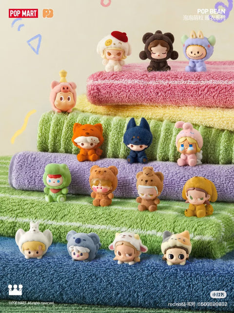 POPMART flocked PJ Beans
