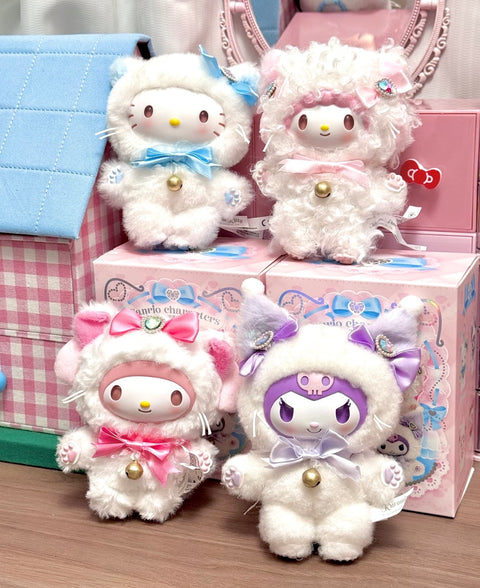 Moetch x Sanrio Shining Meow Meow Kitty Plush Pendant Blind Box Series