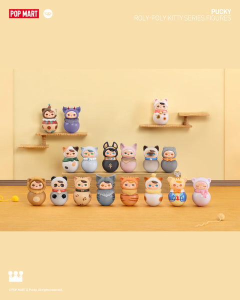Pucky Roly Poly Tumbler Kitty Blind Box Series