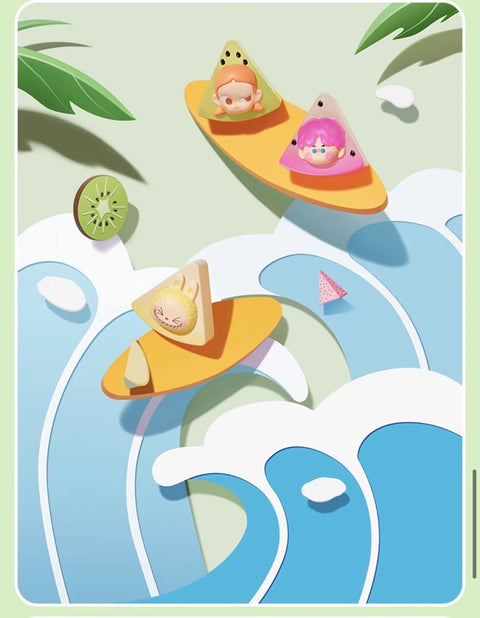 Popmart Summer Fruit Slices Mini Bean Series