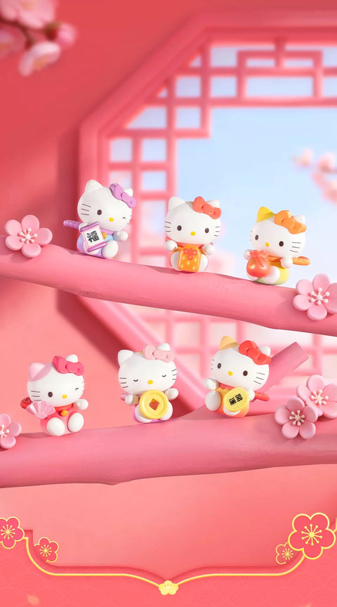 Moetch x Hello Kitty Lucky Cat Miniature Ring Series