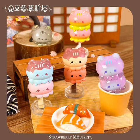 Strawberry Mousetta OctoKitty Skewer Mini Blind Box Series