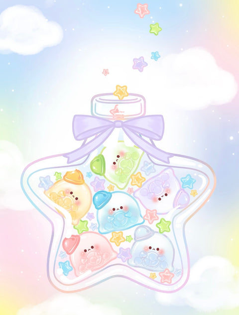 HeyDolls x Bubble Egg Iridescent Party Mini Series