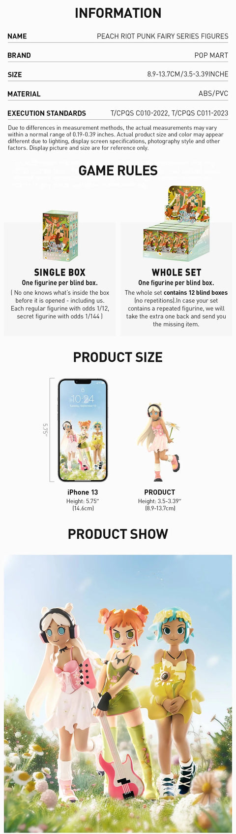 POPMART Peach Riot Punk Fairy Series