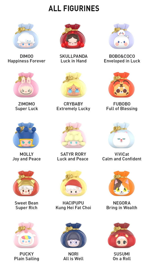 Popmart Fortune Lucky Bags Pop Beans