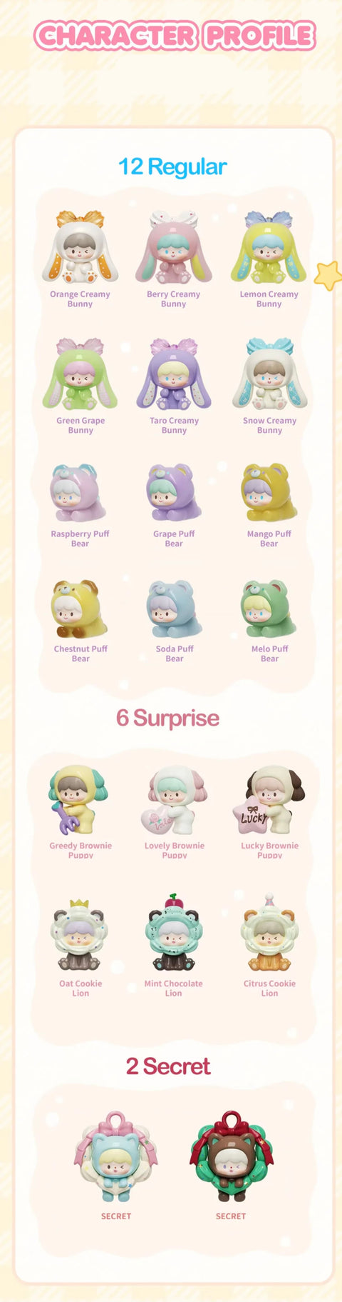 Zzoton x Molinta Sweet Cream Miniature Series