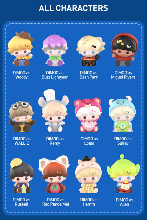 Popmart x Dimoo Pixar Toy Story Beans