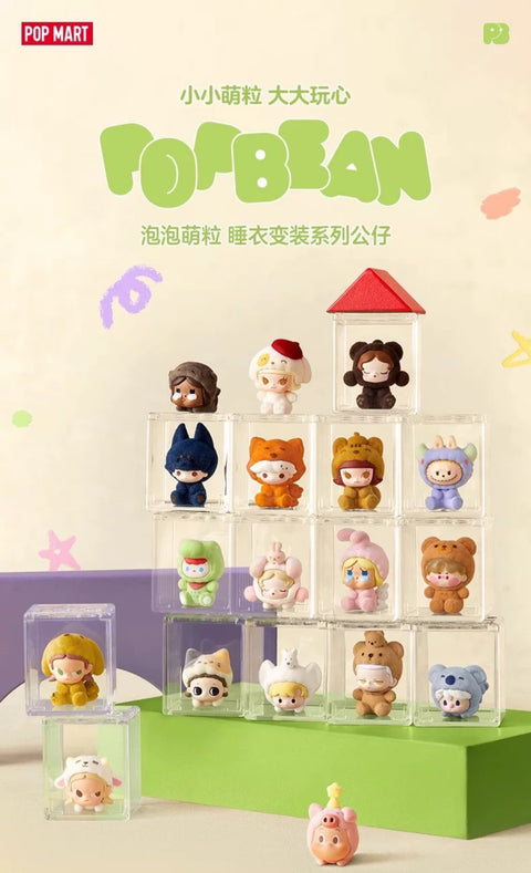 POPMART flocked PJ Beans