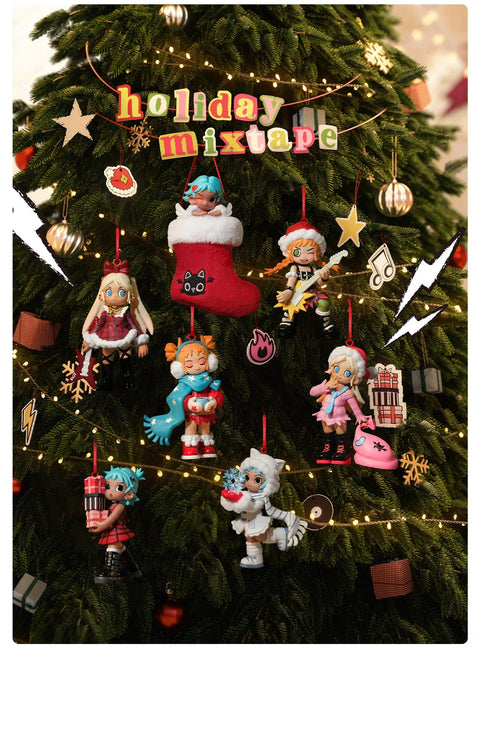 Popmart Lil Peach Riot Holiday Mixtape Series Figures