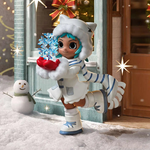 Popmart Lil Peach Riot Holiday Mixtape Series Figures