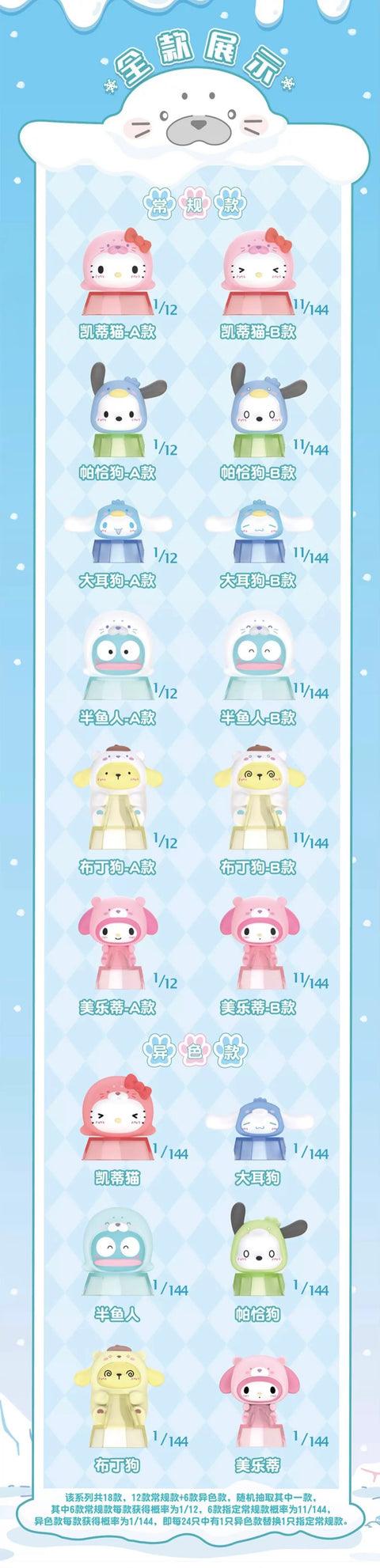 Playtime Unlimited x Sanrio Glacier "Midis"