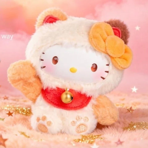 Moetch Hello Kitty Lucky Cat Mini Plush Blind Box Series