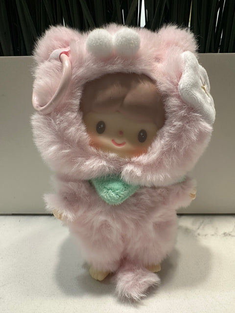 Sunday Claim Sale - Molinta Pink Peach blossom plush charm