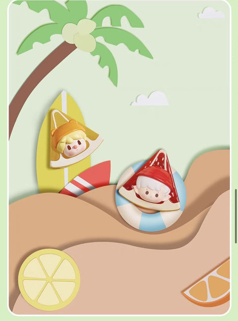 Popmart Summer Fruit Slices Mini Bean Series