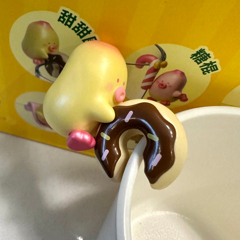 Bana x Bana Cute Banana Miniature Cup Hangers