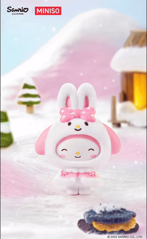 Miniso x Sanrio Winter Coat Face Changing Pendant Blind Box Series
