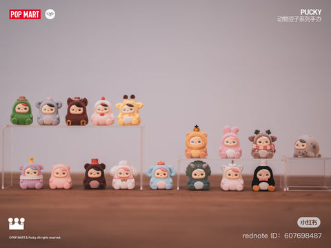 POPMART PUCKY Animal Beanie Blind Box Series
