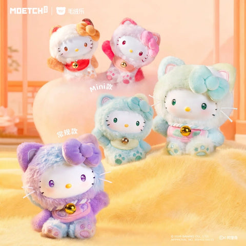 Moetch Hello Kitty Lucky Cat Mini Plush Blind Box Series