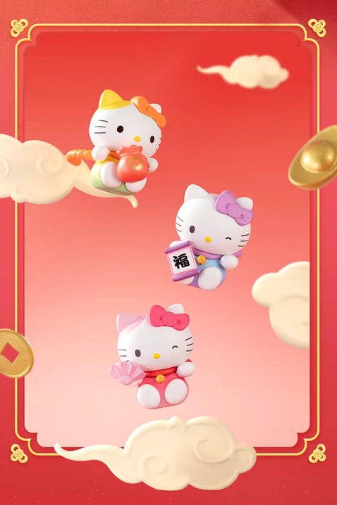 Moetch x Hello Kitty Lucky Cat Miniature Ring Series