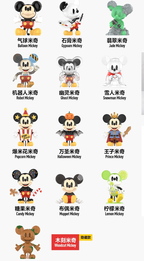 POPMART Mickey Ever Curious Series