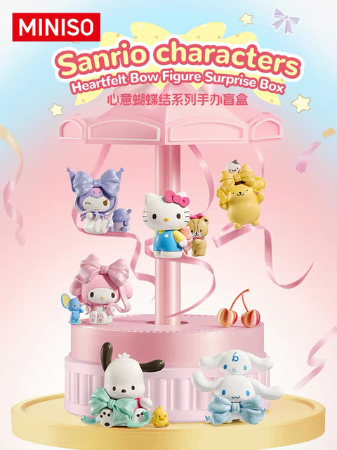Miniso x Sanrio Heartfelt Bow Blind Box Series