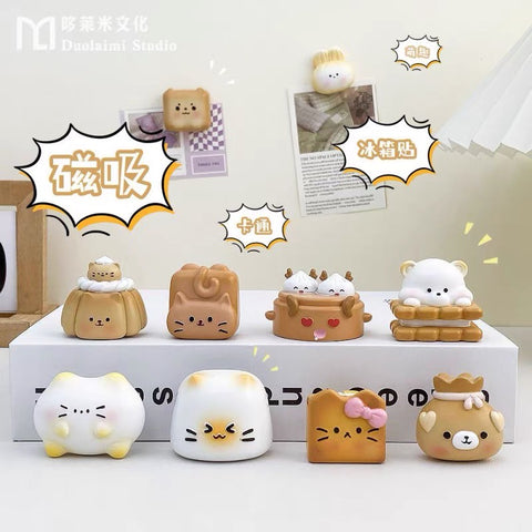 Magnetic Cat Bread Miniatures