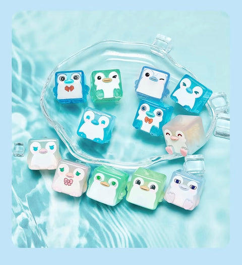 ChocoTeddy Square Penguins (Glow in the Dark) Miniature Series