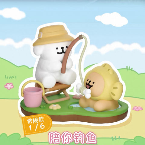 Plzdot x Maltese Line Dog Happy Outing Blind Box Series