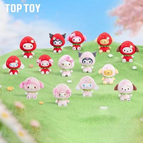 TopToy x Sanrio Strawberry Plushie Charm Blind Box Series