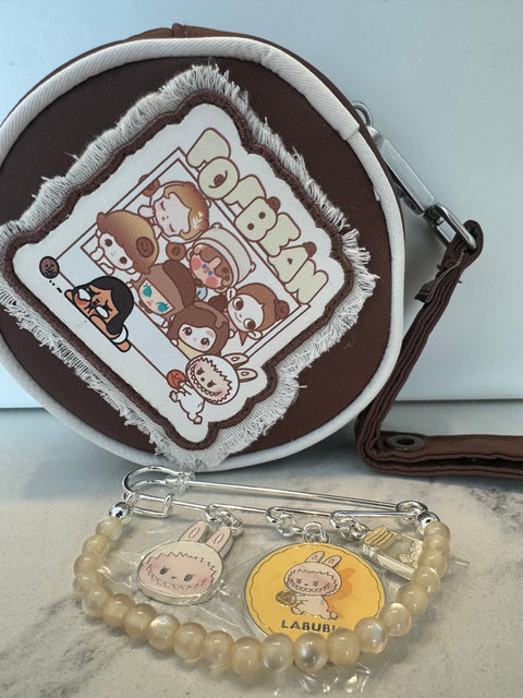 Sunday Claim Sale - Labubu Coffee Charm with Bag