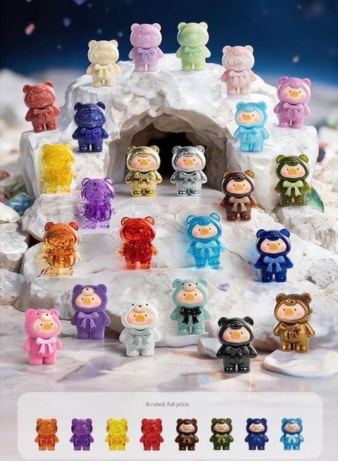 Lulu the Piggy Miniature Mineral Ore Teddy Mining Series