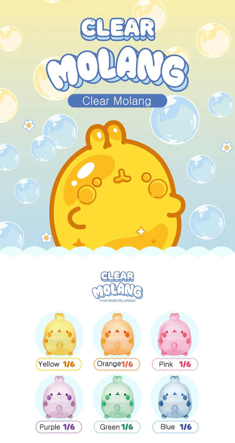 Molang Clear Rainbow Blind Box Series