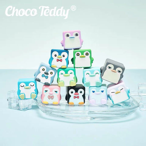 ChocoTeddy Square Penguins (Glow in the Dark) Miniature Series