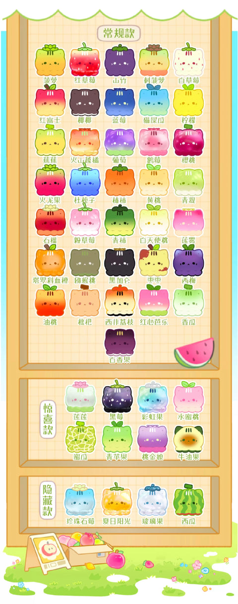 Octopus Kitty Fruit Miniature Blind Bag Series