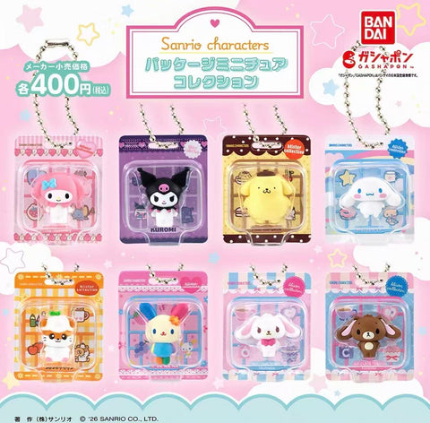 Bandai x Sanrio Mini Charm Gacha Series