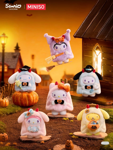 Miniso x Sanrio Halloween Plush Pendant Blind Box Series