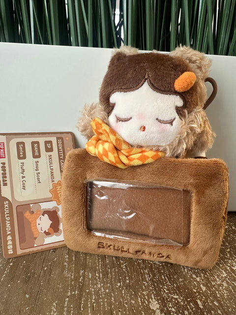 Sunday Claim Sale - Skullpanda POP BEAN Fluffy & Cozy Series-Card Holder Pendant