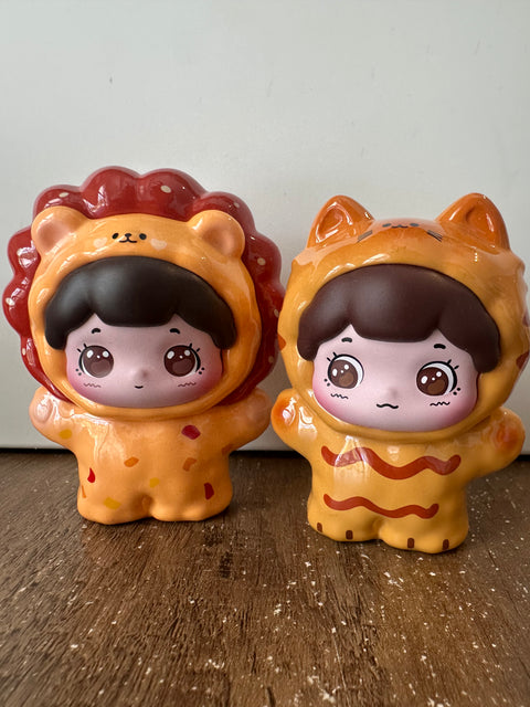 Clearance 15 - booboo pet big lion and taiyaki kitty