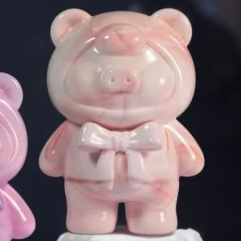 Lulu the Piggy Miniature Mineral Ore Teddy Mining Series