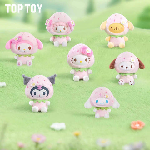TopToy x Sanrio Strawberry Plushie Charm Blind Box Series