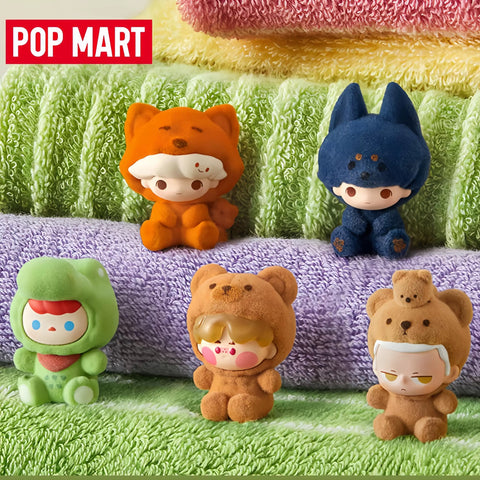 POPMART flocked PJ Beans