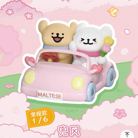 Plzdot x Maltese Line Dog Happy Outing Blind Box Series