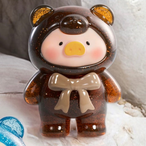 Lulu the Piggy Miniature Mineral Ore Teddy Mining Series