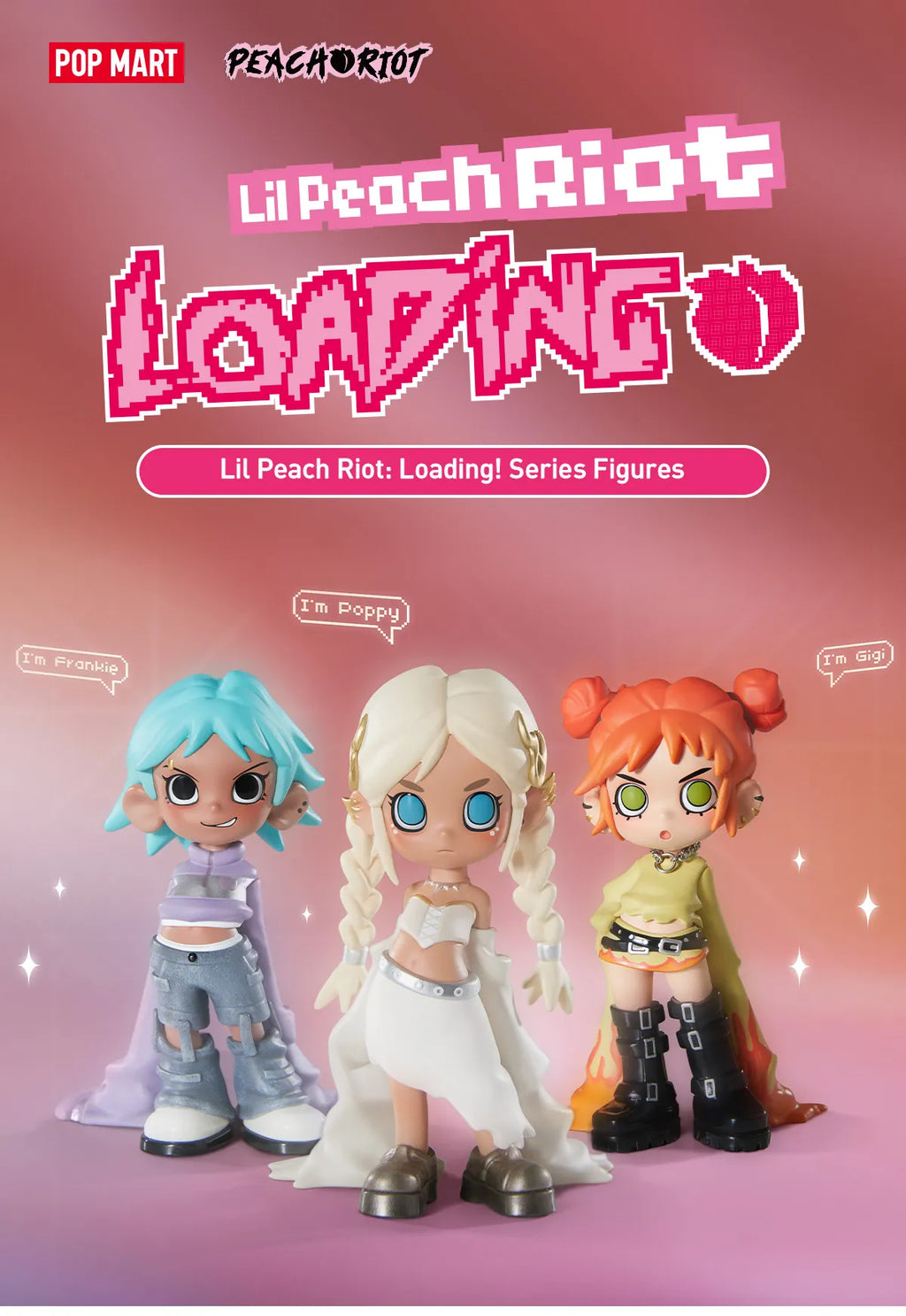 POPMART Lil Peach Riot Blind Box Series – ToyDonutShop POPMART Lil Peach Riot Blind Box Series – ToyDonutShop