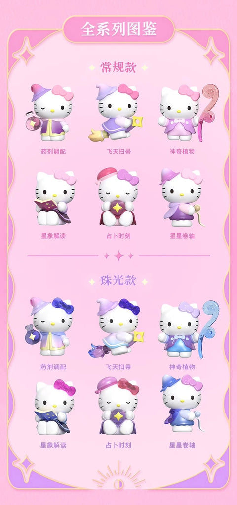 Moetch Hello Kitty Astrology Study Series Miniature Blind Bag Series